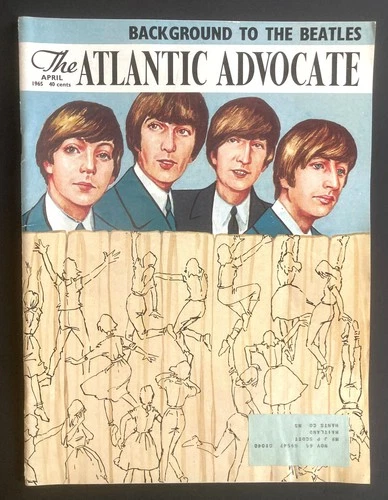 VERY RARE SMALL CIRCULATION APRIL 1965 BEATLES MAGAZINE ATLANTIC ADVOCATE CANADA
