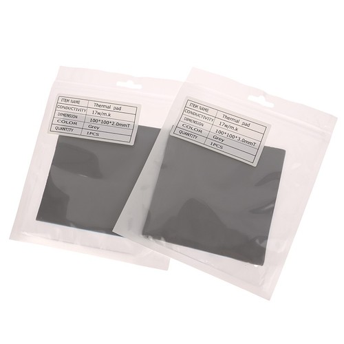 100x100mm Thermal Pad GPU CPU Heatsink Cooling Conductive Silicone Pad