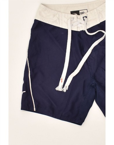 RIP CURL Boys Graphic Swimming Shorts 7-8 Years Navy Blue Polyester AR09 - Picture 3 of 4