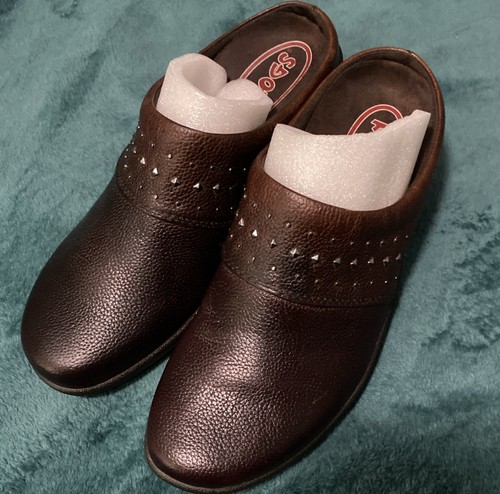 Klogs Women's 8M Dark Brown Leather Clog/Mule Shoes new without box - Picture 2 of 6