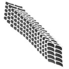  16 Blätter Eye Sticker Beschreibbare Sportsticker Fußball -Baseball -Softball