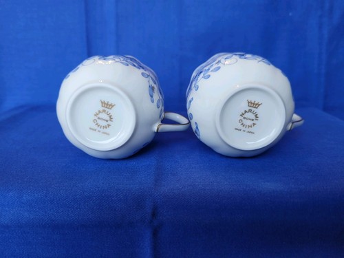 NARUMI Milano Espresso 2 Cup & Saucer Set Bone China 96826780 Brand New - Picture 3 of 9