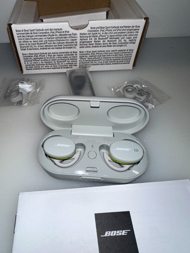 Auriculares internos inalámbricos Bluetooth Bose Sport blancos glaciar 805746-003 - Imagen 15 de 16