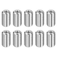 10pcs M8x1.25 Male to M4x0.7 Female Thread Repair Insert Reducing Nut 15mm Long