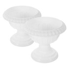  2 Pcs Mini Flower Pots Garden Wall European Style Container Porch Flowerpot