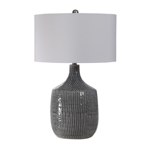Uttermost 27920-1 Felipe 19"W Medium (E26) Single Bulb Base - Grey - Picture 4 of 5