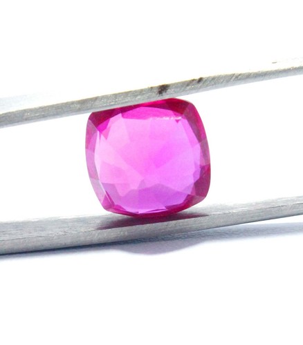 Rare 9.45 Ct Vivid Pink Sapphire | Untreated Cushion Cut Precious Gemstone - Picture 10 of 10
