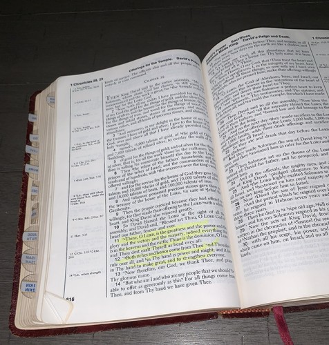 H6 ‘73 NEW AMERICAN STANDARD BIBLE REFERENCE EDITION CONCORDANCE HOLMAN ENGRAVED - Picture 17 of 24