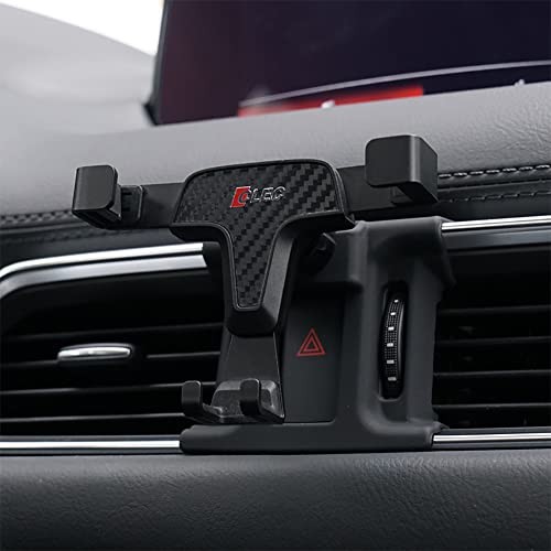 Phone Holder fit for Mazda CX-5 2017-2025 Adjustable Air Carbon Fiber Pattern - 第 4/7 張圖片