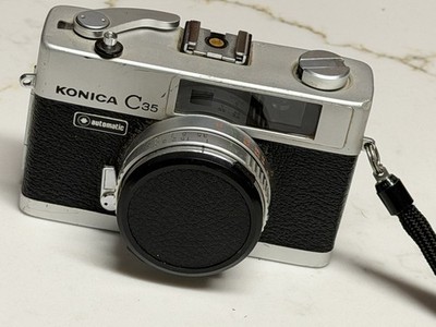 Konica C35 Flash Matic Rangefinder 35mm Film Camera 230592 Hexanon
