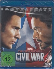 THE FIRST AVENGER - CIVIL WAR ! Blu-ray Marvel Scarlett Johansson NEU OVP