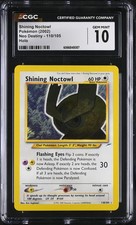 CGC 10 GEM MINT Shining Noctowl 2002 Neo Destiny 110/105 Holo Pokemon Card
