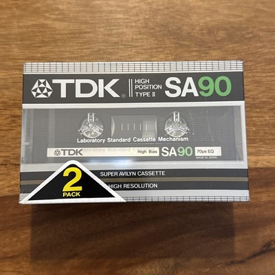 2er Pack TDK SA 90 1983 MC Kassette NEU und OVP 