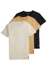 Polo Ralph Lauren Men’s Slim Fit 3-Pack Crewneck Undershirts – Soft Cotton J