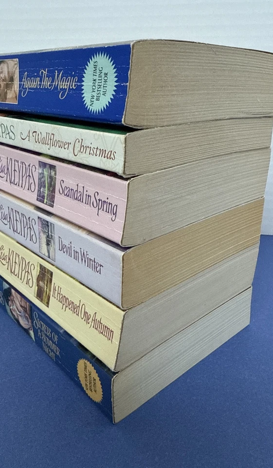 Лот 6 ~ книги в мягкой обложке ~ LISA KLEYPAS ~ полная серия WALLFLOWERS ~ 2 шаг назад - Изображение 2 из 4