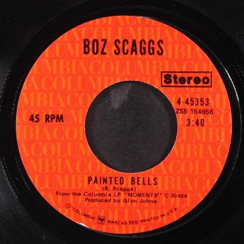 BOZ SCAGGS: we were always sweethearts / painted bells COLUMBIA 7" Single 45 RPM - Picture 2 of 2