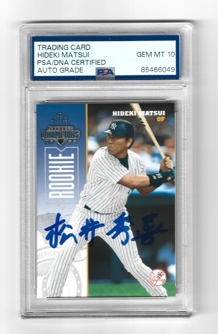 大联盟(MLB) 松井秀喜棒球赛交易卡和配件| eBay