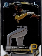2025 Bowman Chrome #BCP-233 Jhonny Severino Prospects