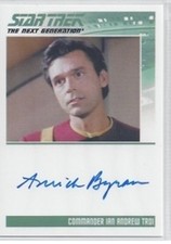Star Trek TNG Heroes and Villains autograph card Amick Byram