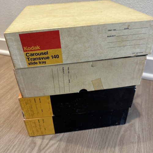 Lot of 4 boxes Kodak Carousel Transvue 140 slide tray with original boxes - Picture 18 of 20