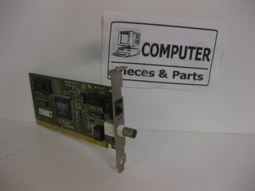 Vintage SMC  Ethernet ISA Card 8416BT 60-600509 10BaseT BNC RJ45 1994 - Picture 2 of 15