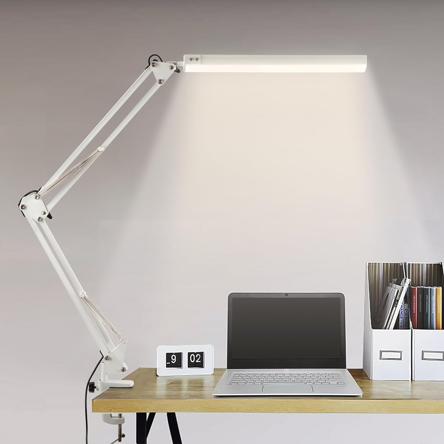 Lampada Scrivania LED Gaming & Ufficio - 1100LM Morsetto Pro