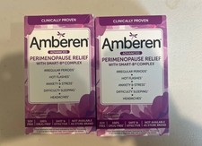 2x Amberen Menopause Relief Promotes Hormonal Balance Capsule - 60 Count