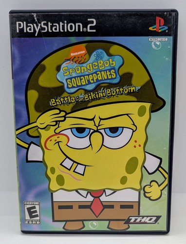 SpongeBob SquarePants Battle for Bikini Bottom Sony PlayStation 2 PS2 CIB - Bild 2 von 3