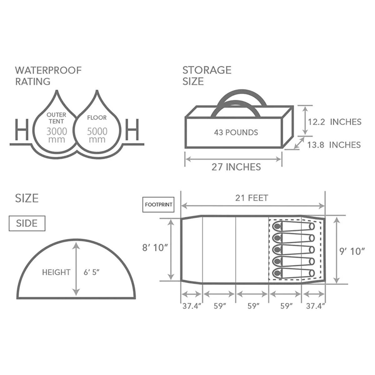 DOD Outdoors Kamaboko Super Tent Tan, M | eBay
