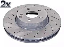 Bremsscheibe Vorderachse x2 Stk f&uuml;r MERCEDES W212 W207 W204 S212 2044211012