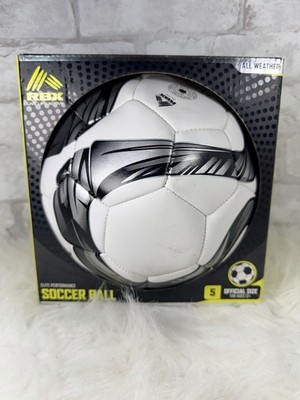 RBX Elite White Black Size 5 Football Soccer Ball RBX-SR500W