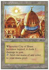 City of Brass - Medium Play MTG Chronicles
