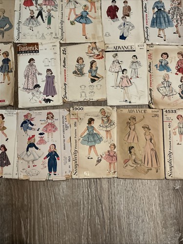 Lot of 45 Vtg 1950’s Sewing Patterns McCall  Simplicity Advanced Butterick Ect.. - Picture 6 of 20