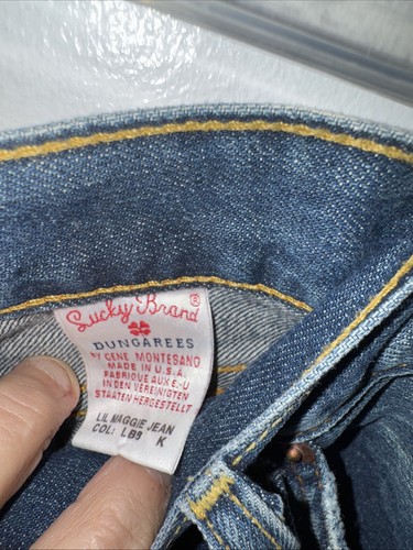 LUCKY BRAND Embroidered Floral Jeans Size 12 - Picture 8 of 8