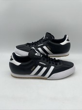 Adidas Samba Super Trainers Mens Black Leather Size UK 13.5 EU 49 1/3 BNWOB