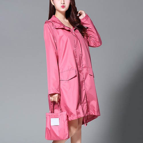 Herren und Damen Anoraks Regenmantel leicht Outdoor zum Wandern atmungsaktiv - Bild 37 von 45