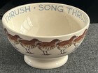 Emma Bridgewater Discontinued "Birds" Song Thrush Bird French Bowl 2003
