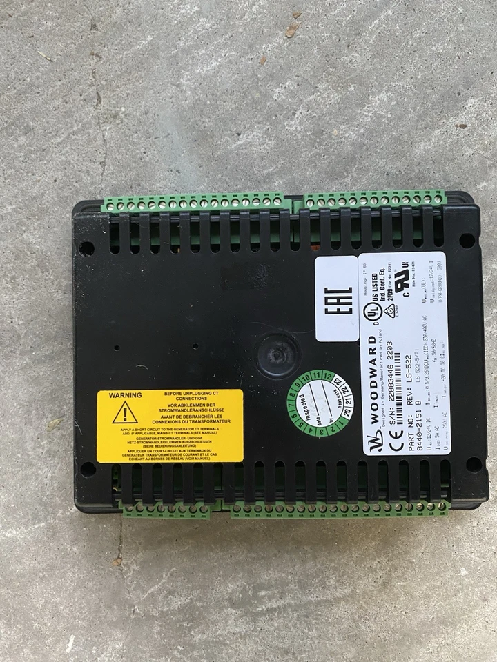 Nuevo de Lote Antiguo Controlador Woodward LS-522 LS-522-5/P1 8440-2151 Foto 2 de 4
