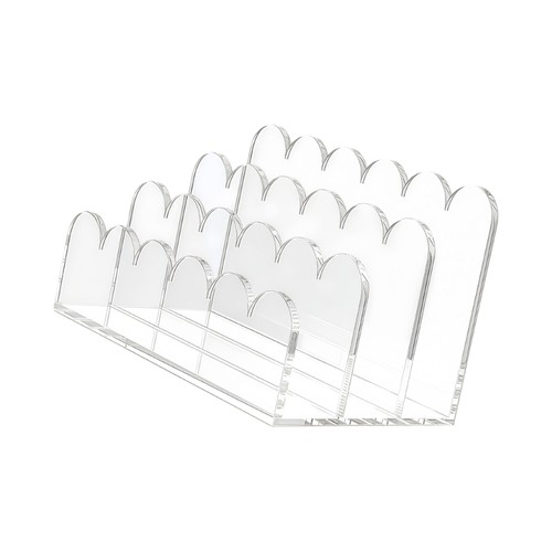 Space Saving 3 Layer Office Document Holder Mail Sorting Tray Acrylic Build - Picture 7 of 8