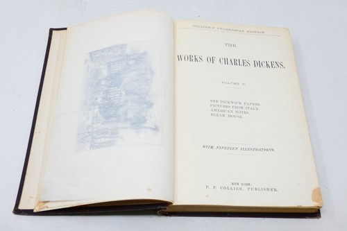 1880 The Works Of Charles Dickens Collier’s Unabrid. Ed Vol 5 Pickwick Papers +3 - Bild 3 von 7