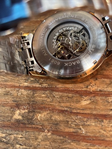 Orologi Uomo Roulette Quadrante Girevole Scheletro Unico Automatico Casino Watch Regalo - Foto 8 di 12