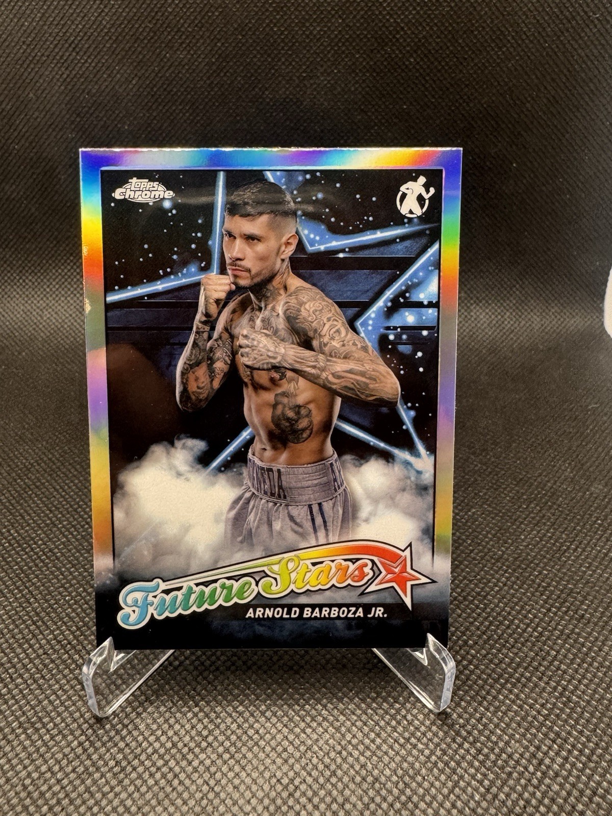 2024 Topps Chrome Boxing Future Stars REFRACTOR FS-10 Arnold Barboza Jr.