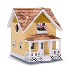 New! Outdoor Hand Made Birdhouse - Bird Cottage Perch-Craftsman Home