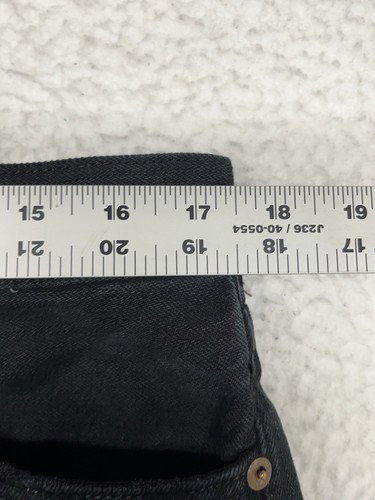 Polo Ralph Lauren Hudson Jeans Mens 34x32 Black Button Fly Boot Cut Denim Pants - Picture 6 of 17