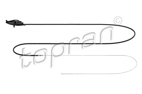 TOPRAN 103 707 Bonnet Cable for AUDI - Bild 2 von 3