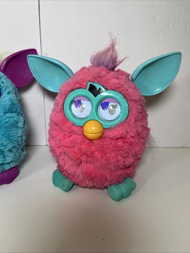 READ Hasbro 2013 Furby Boom Lot 2 Pink Blue, Tested Fully Working! - Picture 2 of 5