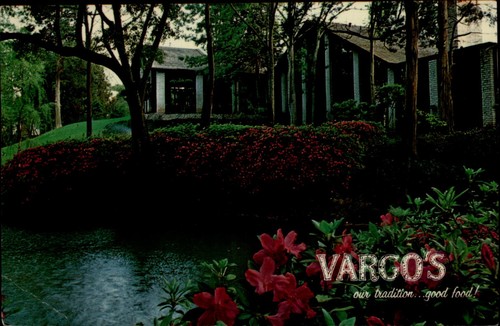 Vargos Restaurant Houston Texas vintage postcard c535