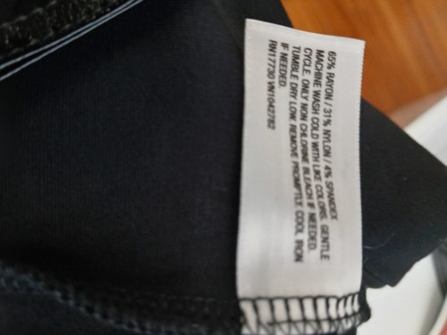 Ava-Viv Women's Black Pants, Size 3X - Picture 6 of 7