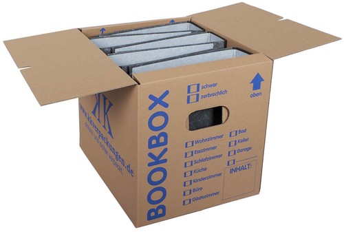 10 Bücherkartons 2-wellig Bookbox Ordnerkartons Archivkartons - Bild 7 von 11