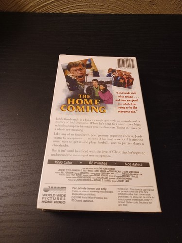 The Home Coming VHS Christian Drama Jeremy Peter Johnson Billy Graham New. 11/22 - Picture 2 of 2